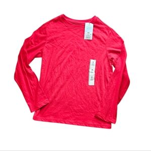 Cat & Jack Red Long Sleeve Tee NWT